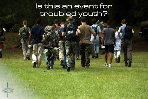 FAQ: "Is This an Event for Troubled Youth?"