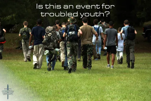 FAQ: "Is This an Event for Troubled Youth?"